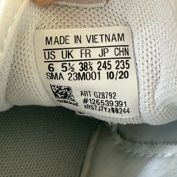 ADIDAS Youth Racer TR 2.0 J 'Grey Pink' Running Sneakers Size 6 EUC - Picture 13 of 14